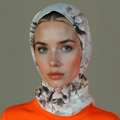 İthal İpek Saten Eşarp Kırmızı