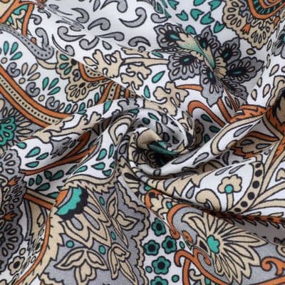 Etnik Desenli Pamuklu Şal Sarı